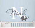 Navne Wallsticker m/elefant